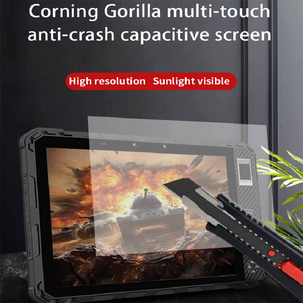 Tablette biométrique Android avec écran Gorilla
