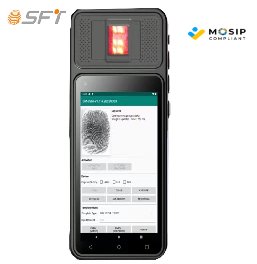 Scanner biométrique MOSIP