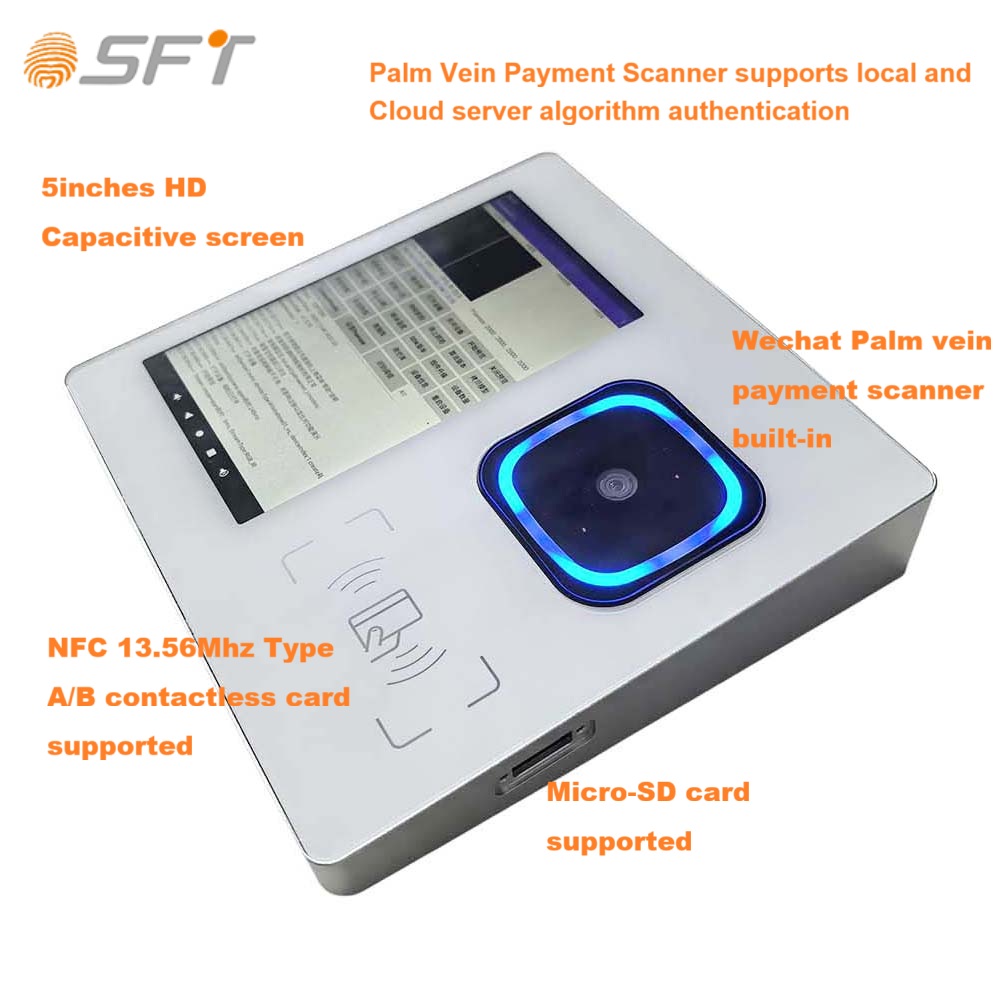 Cloud palm vein payment scanner 