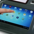 7 " système de loterie pos de terminal de comptoir d'empreintes digitales Android avec imprimante
