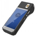 Android 6.0 2d laser barcode scanner biométrique android pos imprimante terminal avec charge sans fil