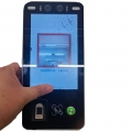 Machine de contrôle de température de reconnaissance d'empreinte digitale faciale biométrique Android tout-en-un