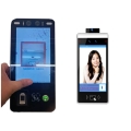 Machine de contrôle de température de reconnaissance d'empreinte digitale faciale biométrique Android tout-en-un