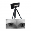 Scanner IRIS biométrique binoculaire à double caméra USB Windows haute précision portable bon marché pour l'élection
