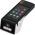 Terminal de paiement portable intelligent Android à double écran avec clavier QWERTY